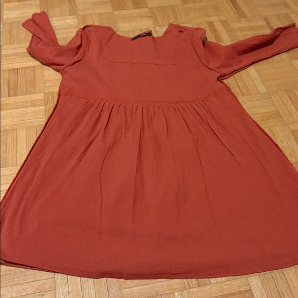 Gudrun Sjoden Rust Button-Down Dress with Pockets - Picture 8 of 12